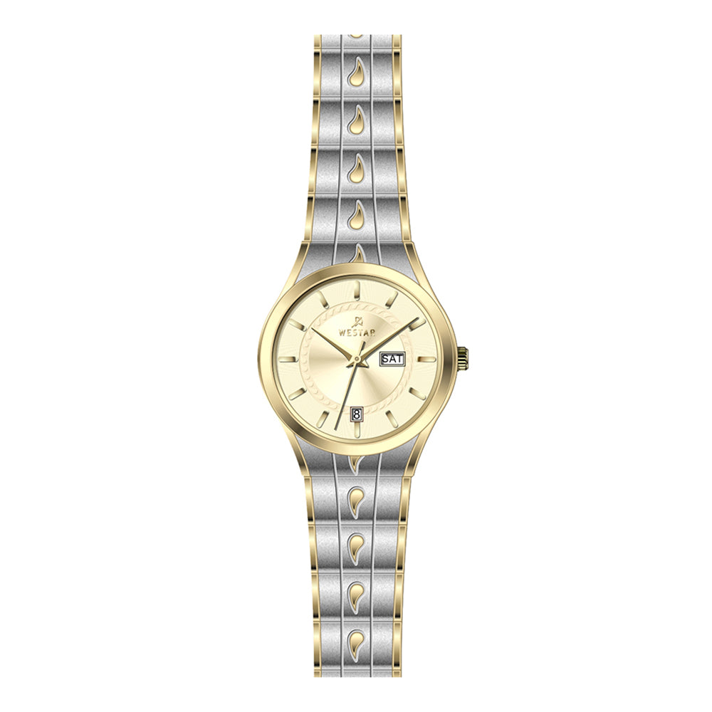Westar Executive Ladies Light Champange Dial Quartz Watch - EX6636CBN102
