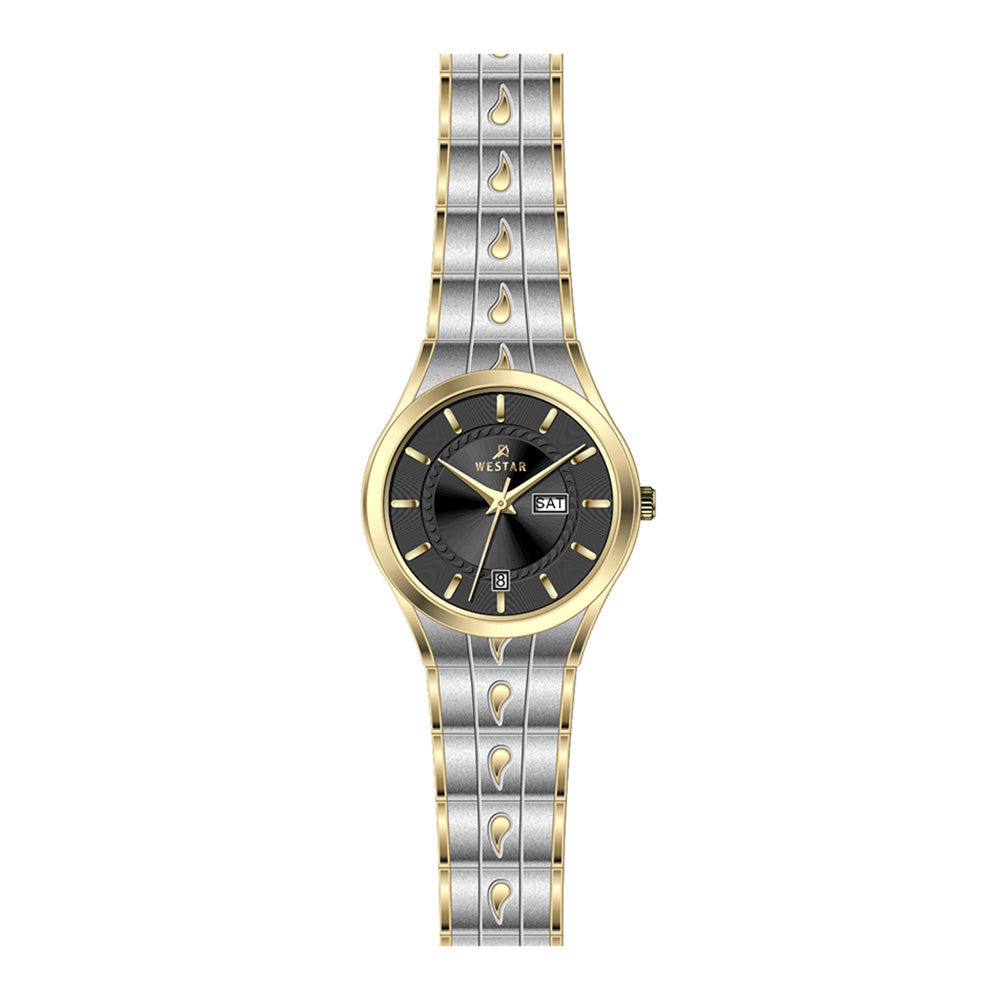 Westar Executive Ladies Black Dial Quartz Watch - EX6636CBN103