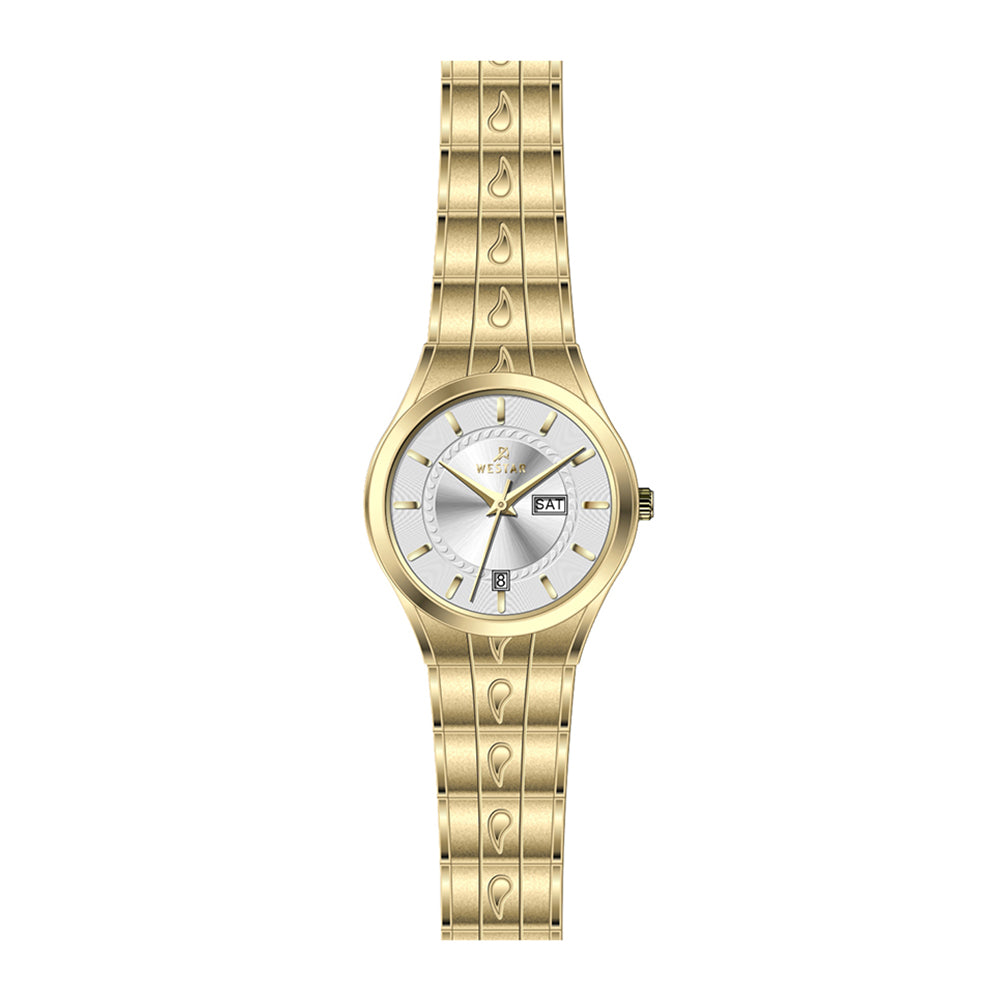 Westar Executive Ladies Silver Dial Quartz Watch - EX6636GPN107