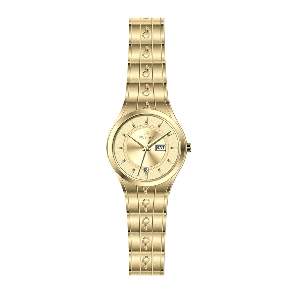 Westar Executive Ladies Dark Champagne Dial Quartz Watch - EX6636GPN108