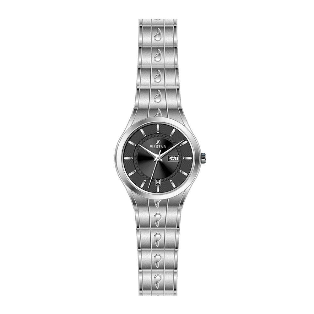 Westar Executive Ladies Black Dial Quartz Watch - EX6636STN103