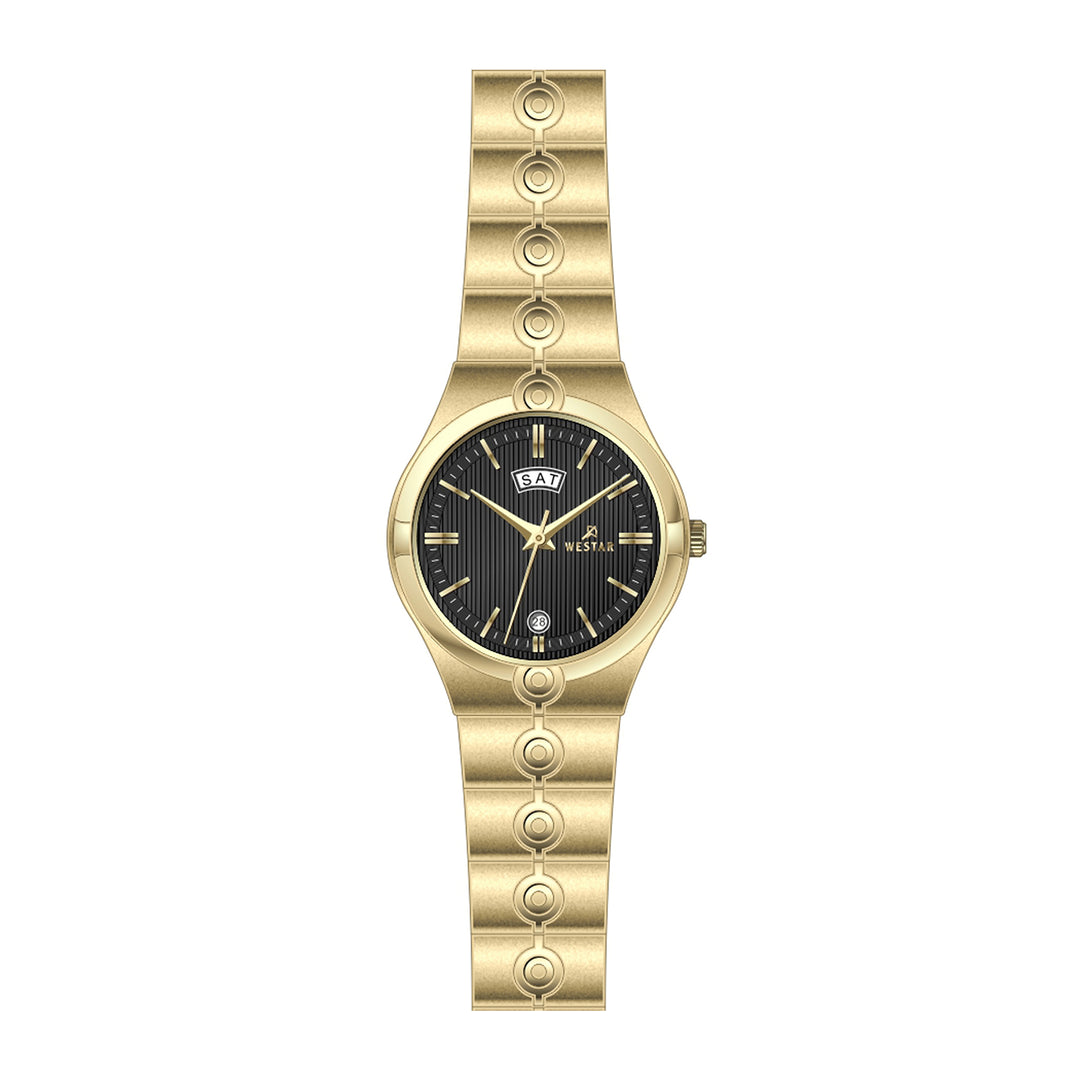 Westar Executive Ladies Black Dial Quartz Watch - EX6637GPN103