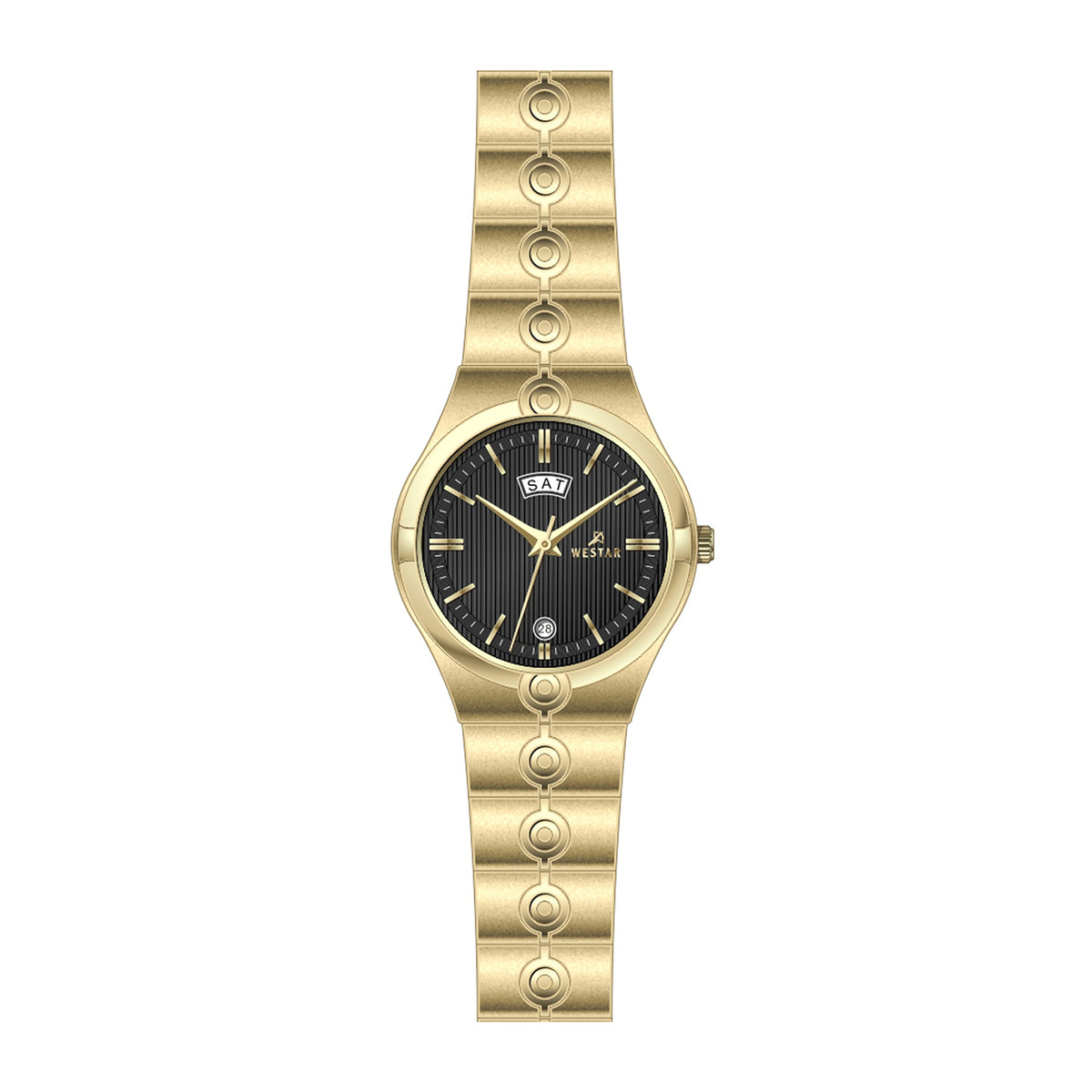 Westar Executive Ladies Black Dial Quartz Watch - EX6637GPN103
