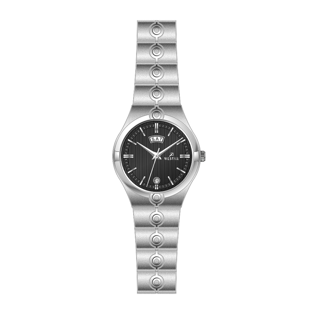 Westar Executive Ladies Black Dial Quartz Watch - EX6637STN103
