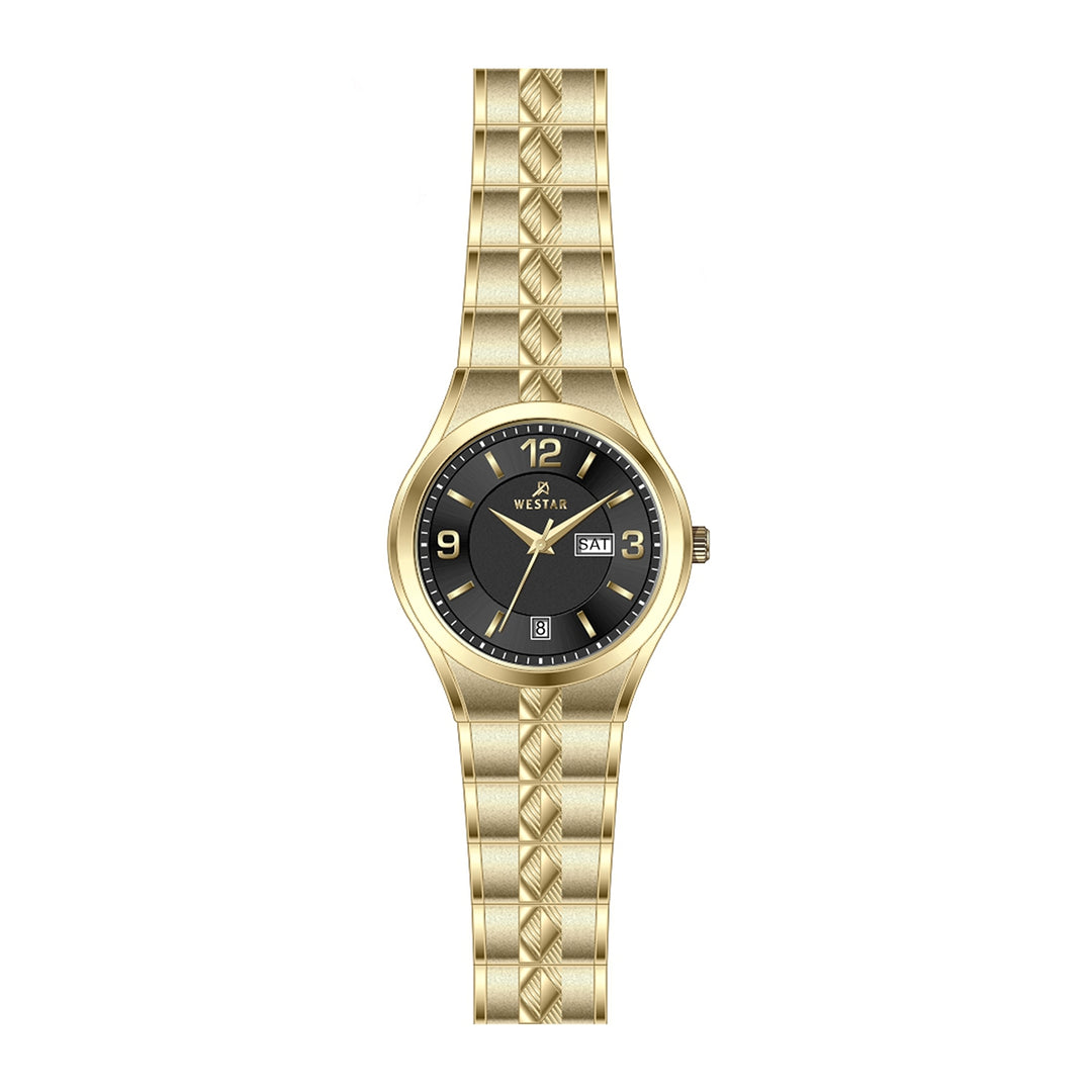 Westar Executive Ladies Black Dial Quartz Watch - EX6638GPN103