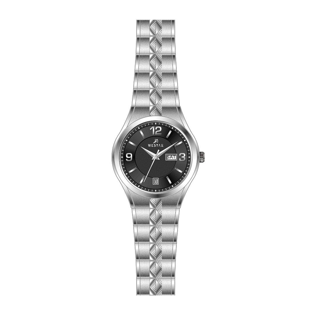 Westar Executive Ladies Black Dial Quartz Watch - EX6638STN103