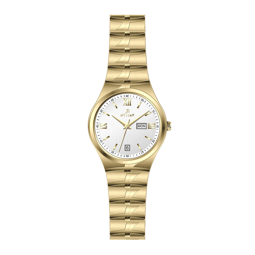 Westar Executive Ladies White Dial Quartz Watch - EX6639GPN101