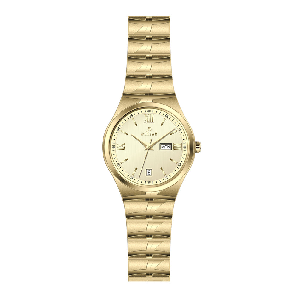 Westar Executive Ladies Light Champange Dial Quartz Watch - EX6639GPN102