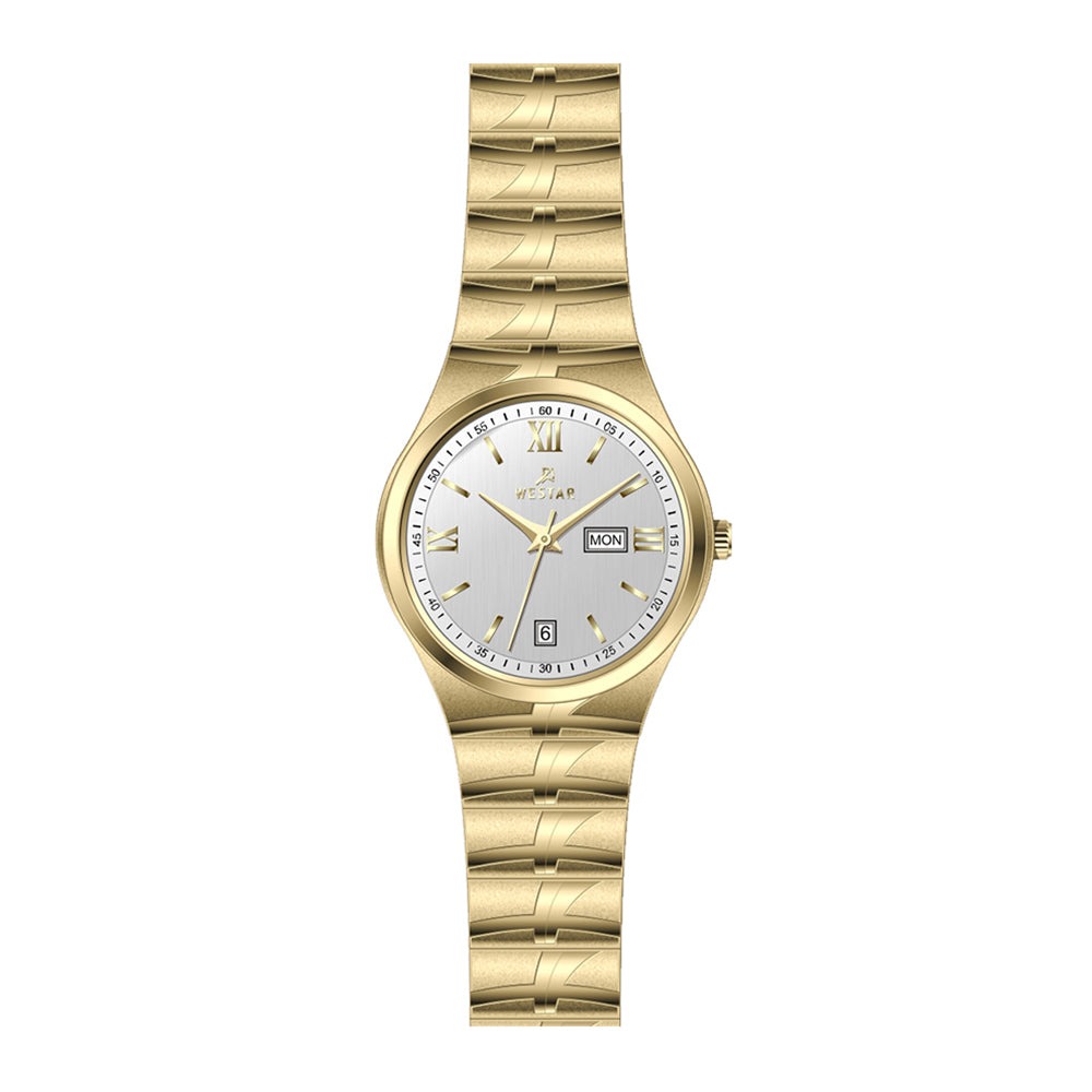 Westar Executive Ladies Silver Dial Quartz Watch - EX6639GPN107