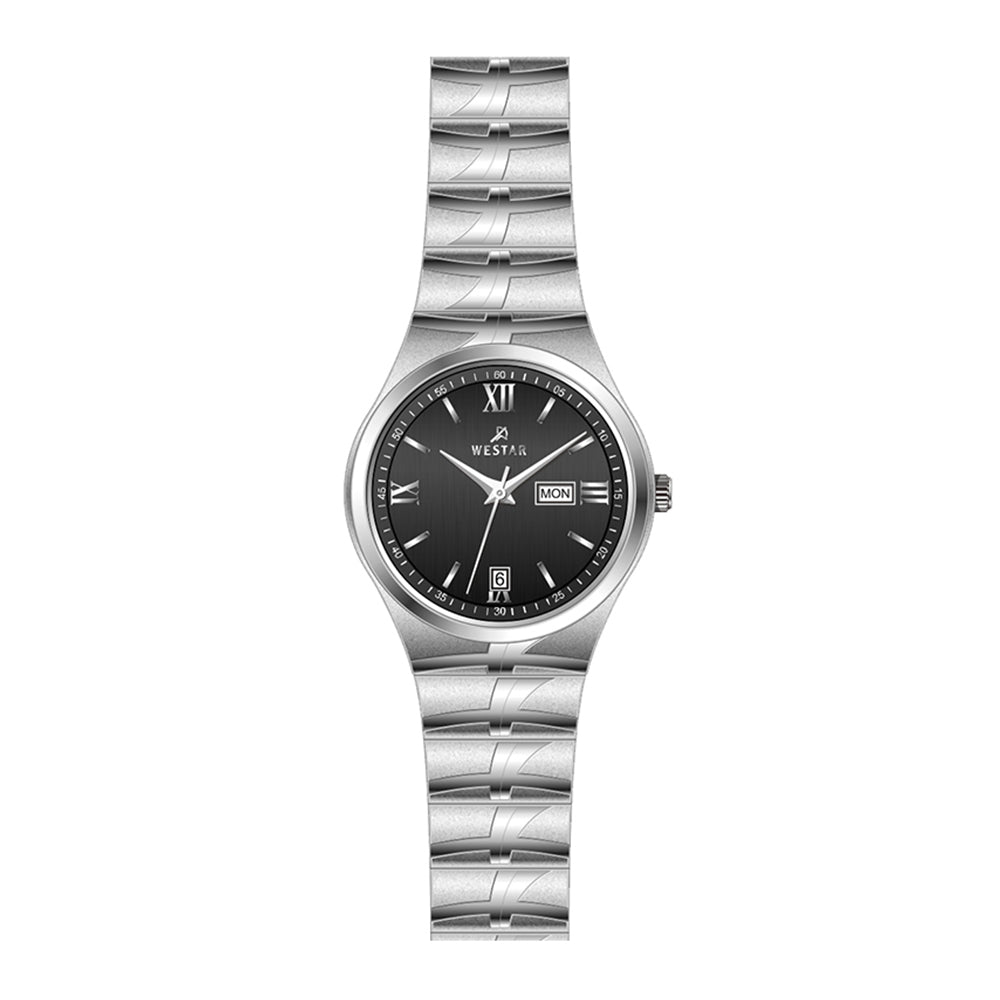 Westar Executive Ladies Black Dial Quartz Watch - EX6639STN103