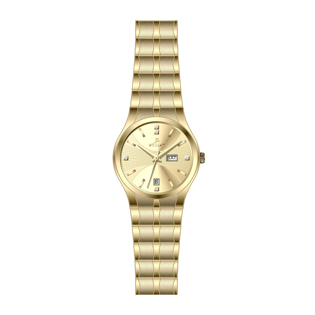 Westar Executive Ladies Light Champange Dial Quartz Watch - EX6640GPN102
