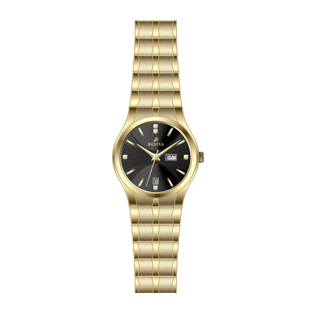 Westar Executive Ladies Black Dial Quartz Watch - EX6640GPN103