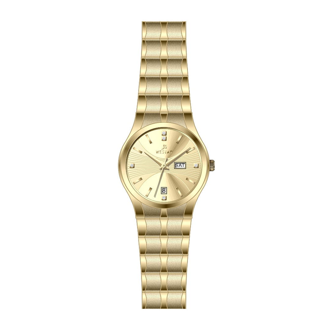 Westar Executive Ladies Dark Champagne Dial Quartz Watch - EX6640GPN108