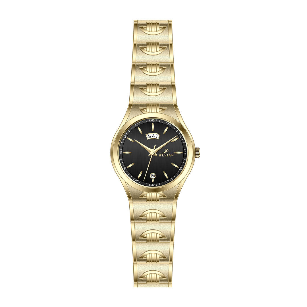 Westar Executive Ladies Black Dial Quartz Watch - EX6641GPN103