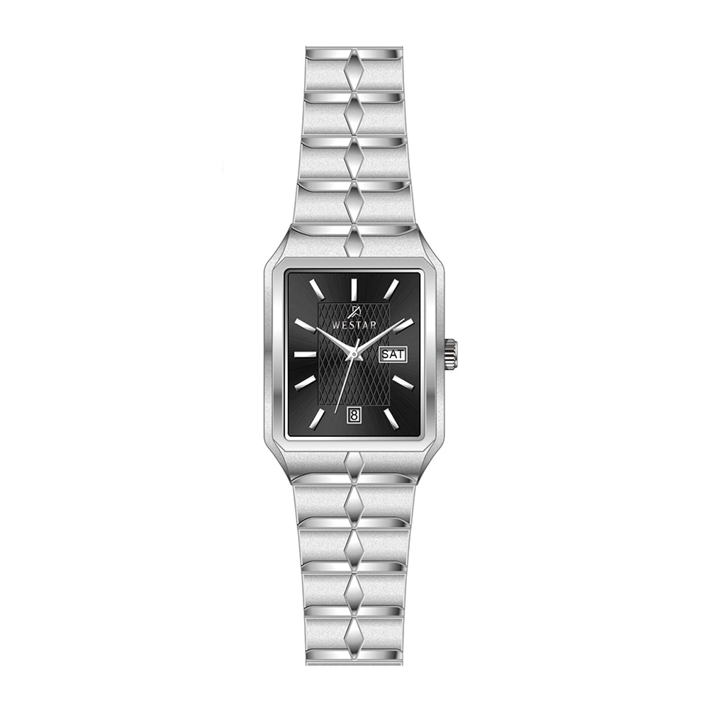 Westar Executive Ladies Black Dial Quartz Watch - EX6642STN103