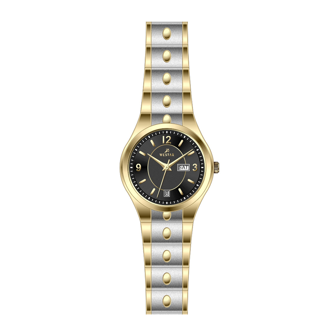 Westar Executive Ladies Black Dial Quartz Watch - EX6643CBN103