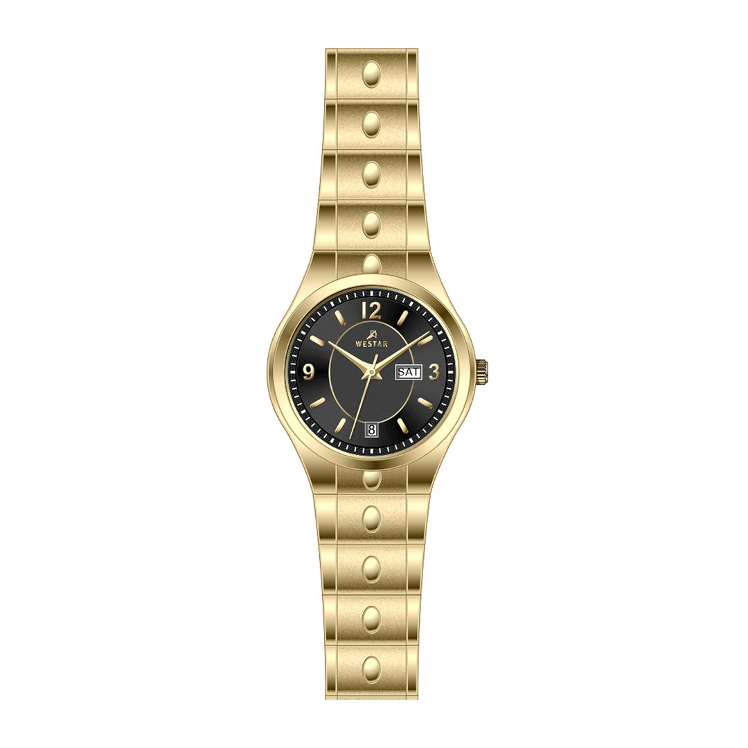 Westar Executive Ladies Black Dial Quartz Watch - EX6643GPN103