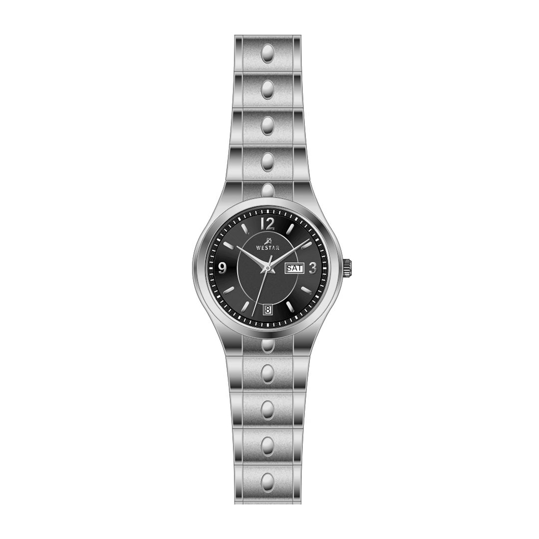 Westar Executive Ladies Black Dial Quartz Watch - EX6643STN103
