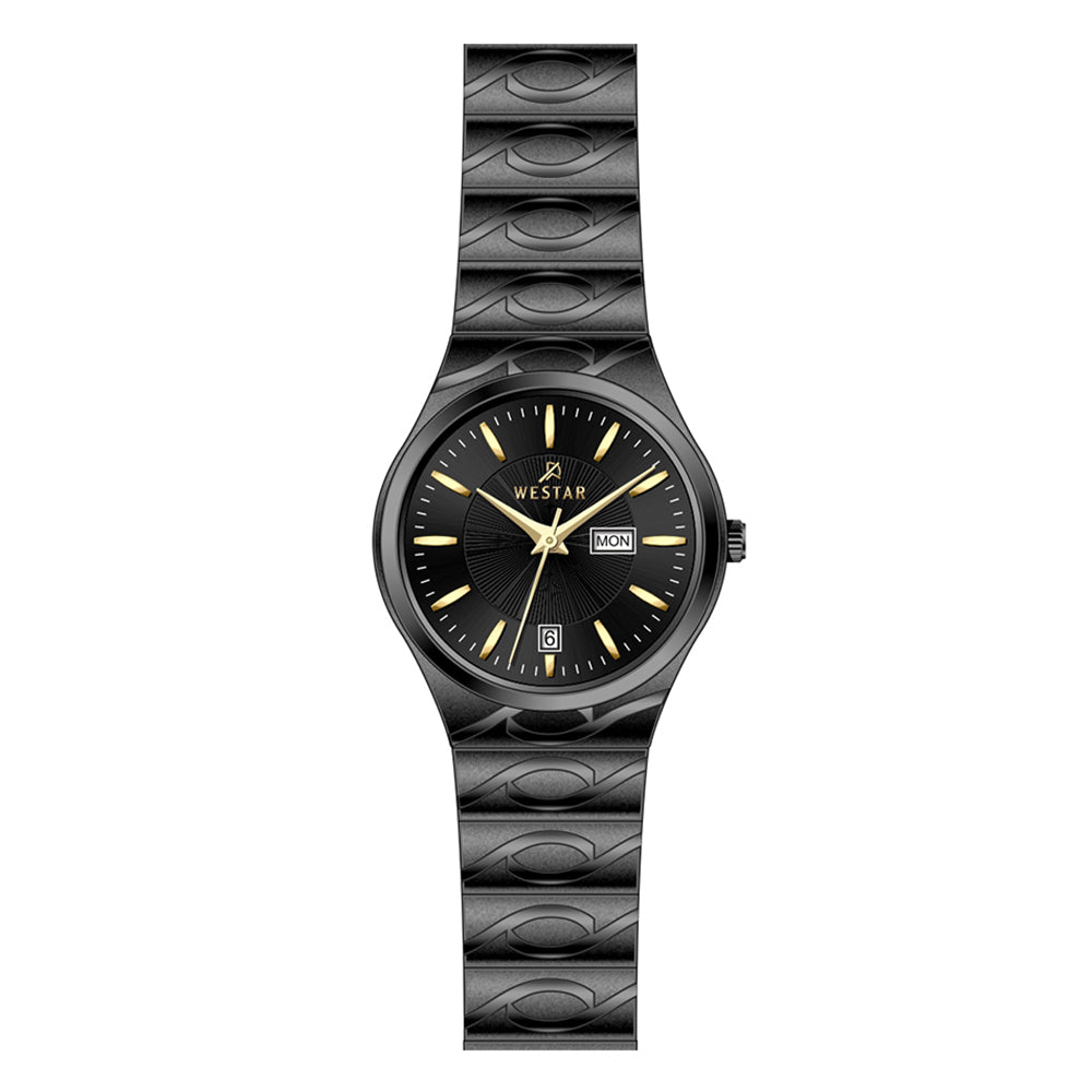 Westar Executive Ladies Black Dial Quartz Watch - EX6644BBN103