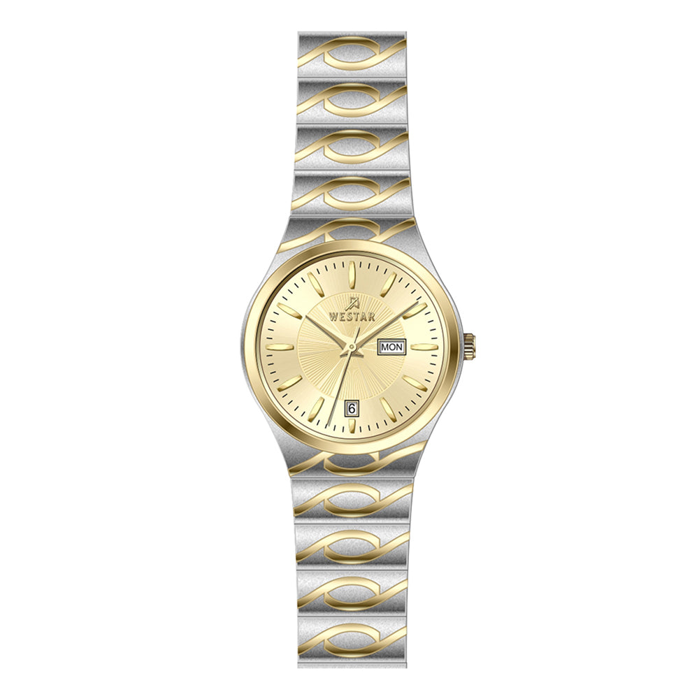 Westar Executive Ladies Light Champange Dial Quartz Watch - EX6644CBN102