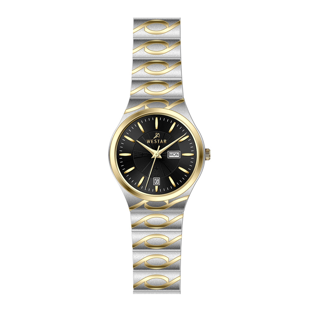 Westar Executive Ladies Black Dial Quartz Watch - EX6644CBN103