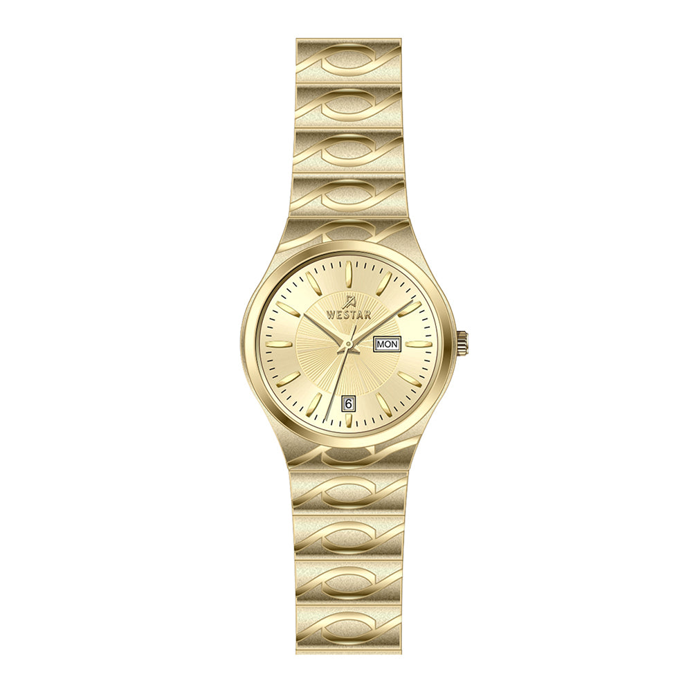 Westar Executive Ladies Light Champange Dial Quartz Watch - EX6644GPN102