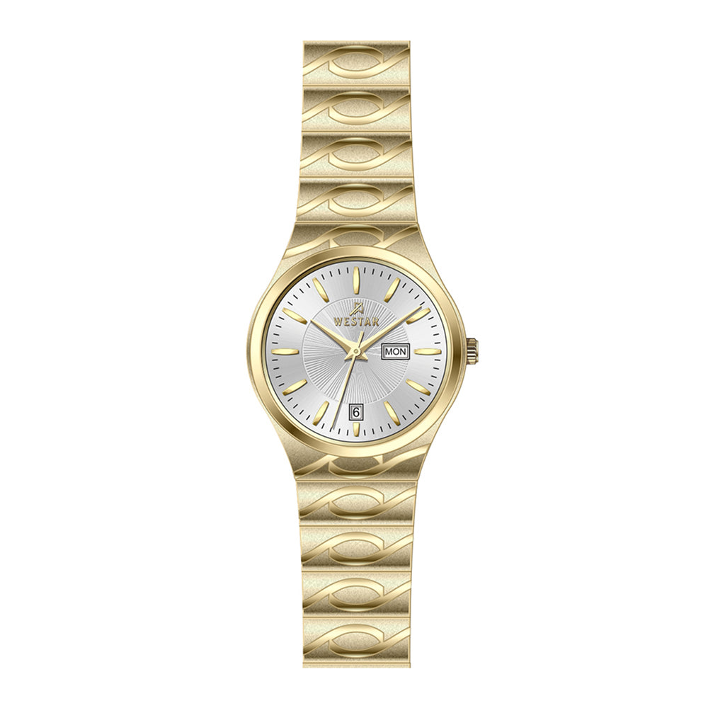 Westar Executive Ladies Silver Dial Quartz Watch