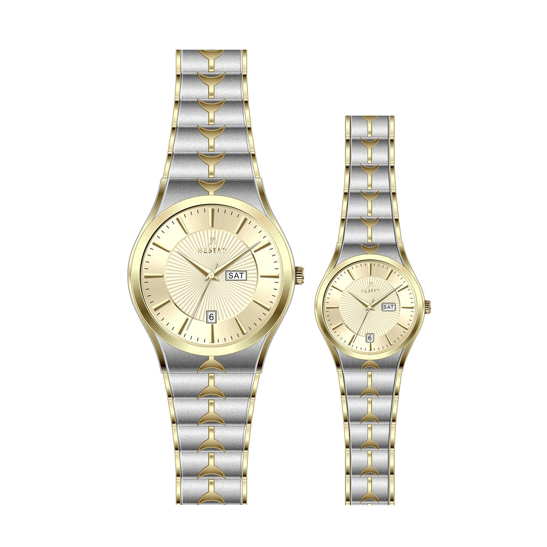 Westar Couple Watch EX7607CBN102 & EX6607CBN102