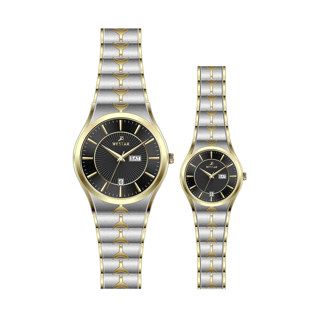 Westar Couple Watch EX7607CBN103 & EX6607CBN103