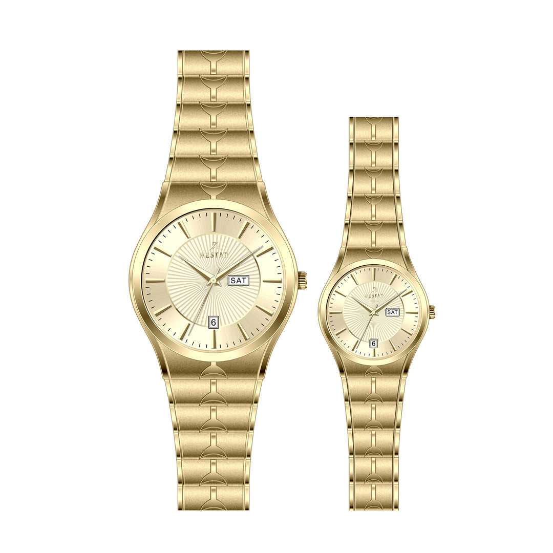 Westar Couple Watch EX7607GPN102 & EX6607GPN102