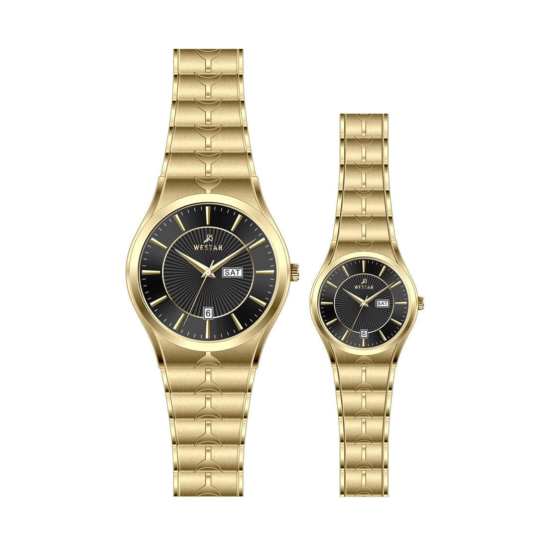 Westar Couple Watch EX7607GPN103 & EX6607GPN103
