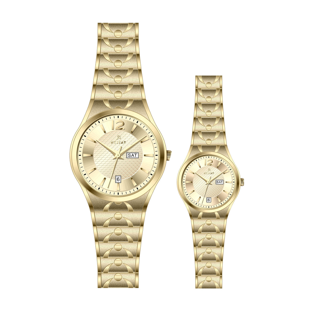 Westar Couple Watch EX7608GPN102 & EX6608GPN102