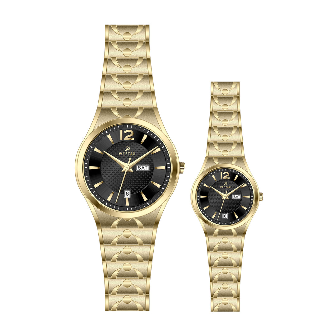 Westar Couple Watch EX7608GPN103 & EX6608GPN103