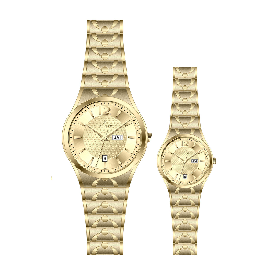 Westar Couple Watch EX7608GPN108 & EX6608GPN108