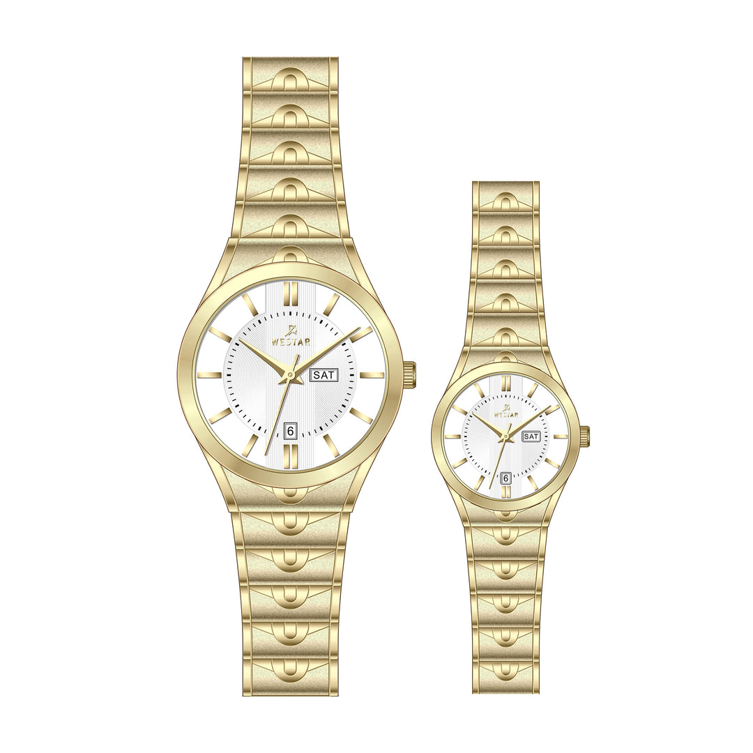 Westar Couple Watch EX7609GPN101 & EX6609GPN101