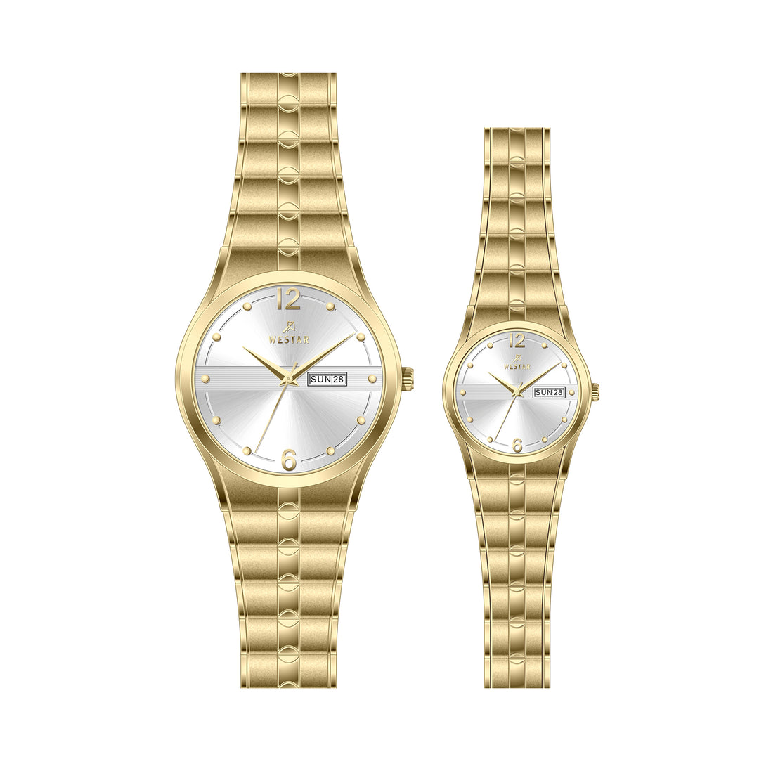 Westar Couple Watch EX7611GPN107 & EX6611GPN107