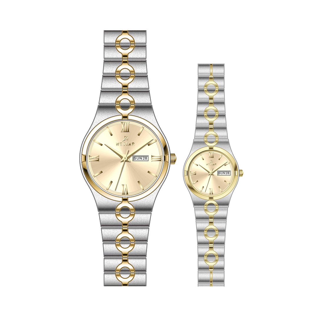 Westar Couple Watch EX7612CBN102 & EX6612CBN102