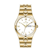 Westar Executive Gents 38 mm White Dial Quartz Watch - EX7612GPN101