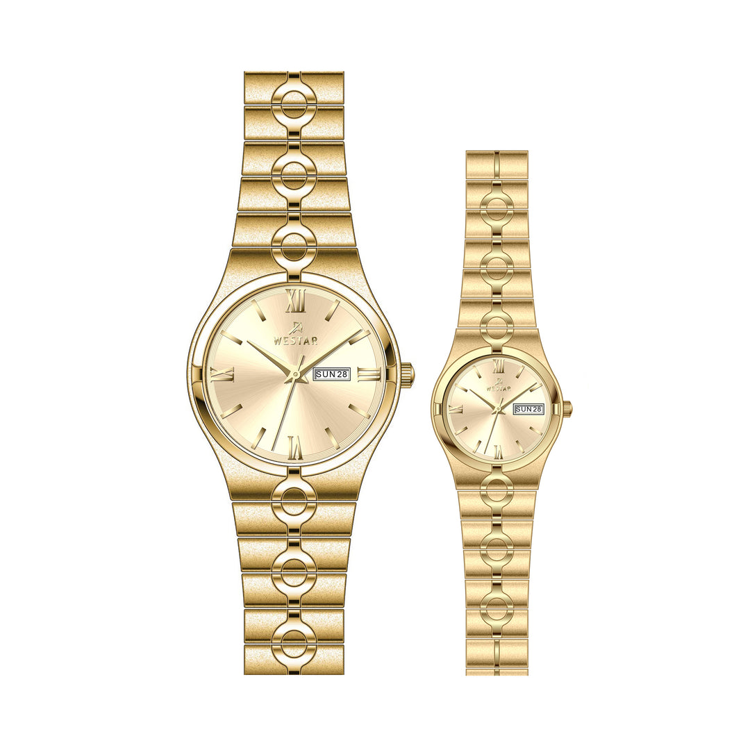 Westar Couple Watch EX7612GPN102 & EX6612GPN102