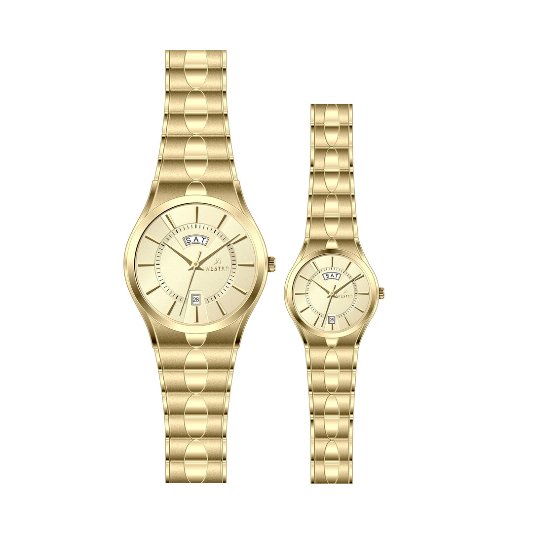 Westar Couple Watch EX7613GPN102 & EX6613GPN102
