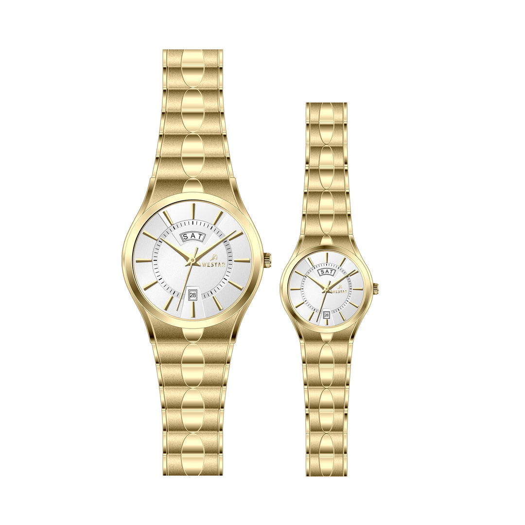 Westar Couple Watch EX7613GPN107 & EX6613GPN107