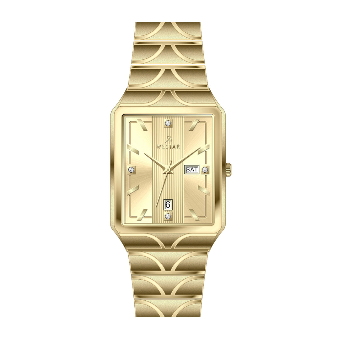 Westar Executive Gents Dark Champagne Dial Quartz Watch - EX7614GPN108