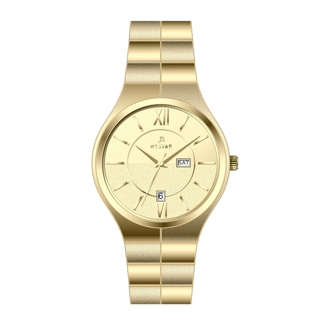 Westar Executive Gents Light Champange Dial Quartz Watch - EX7615GPN102