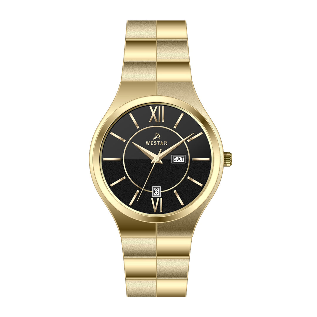 Westar Executive Gents Black Dial Quartz Watch - EX7615GPN103