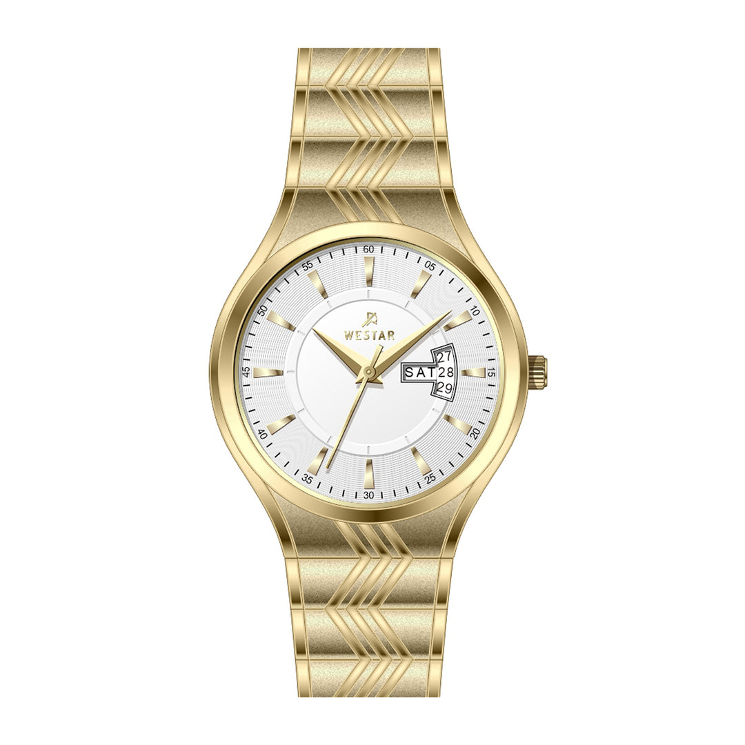 Westar Executive Gents White Dial Quartz Watch - EX7616GPN101
