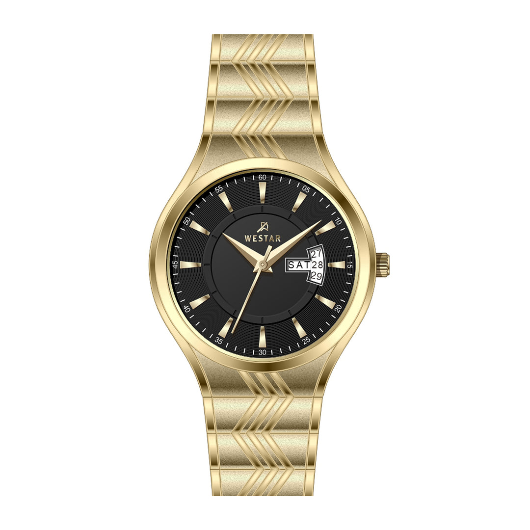 Westar Executive Gents Black Dial Quartz Watch - EX7616GPN103