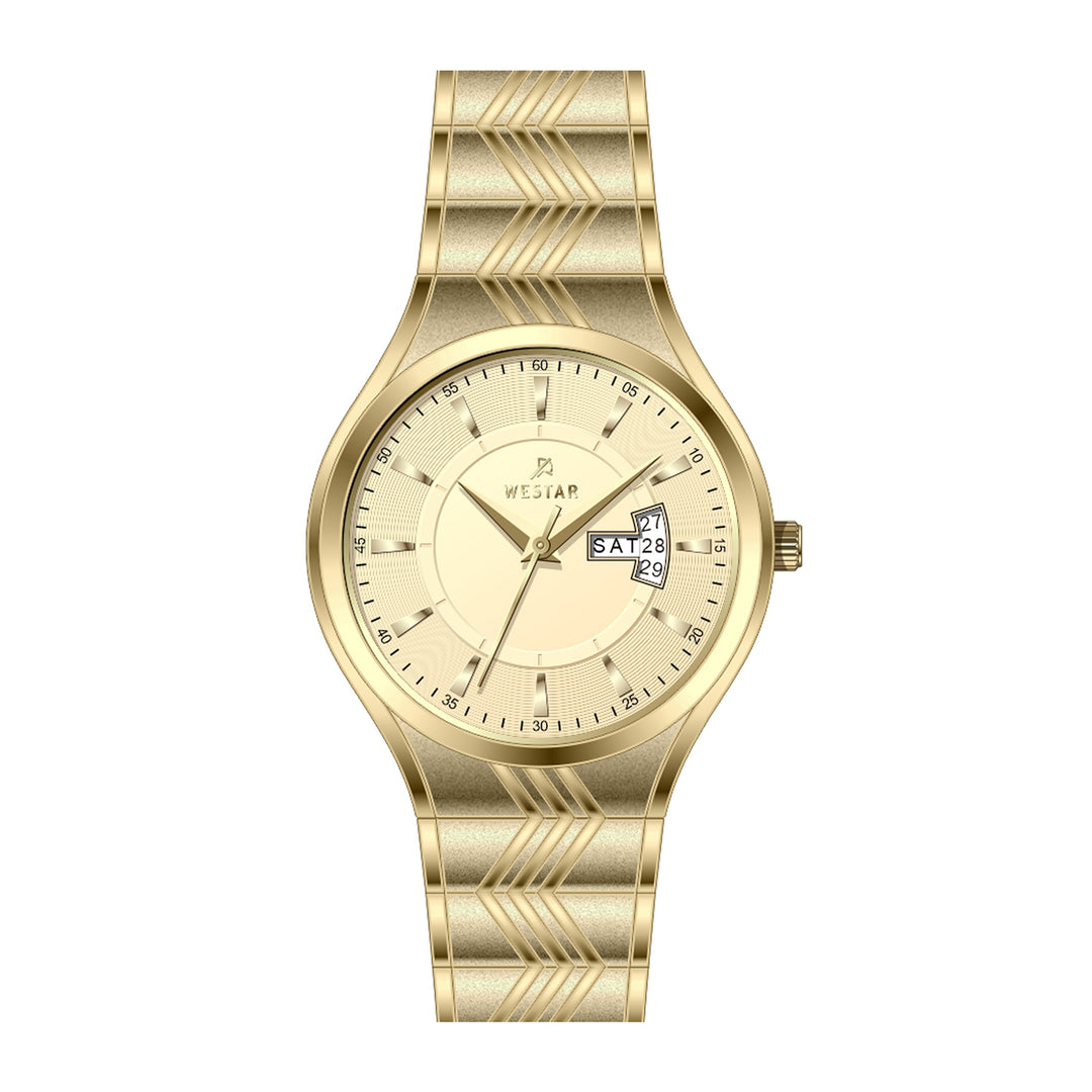 Westar Executive Gents Dark Champagne Dial Quartz Watch - EX7616GPN108