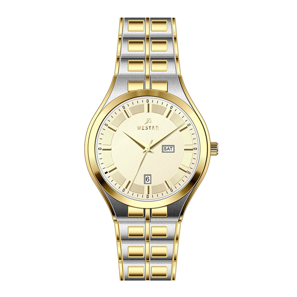 Westar Executive Gents Light Champange Dial Quartz Watch - EX7617CBN102