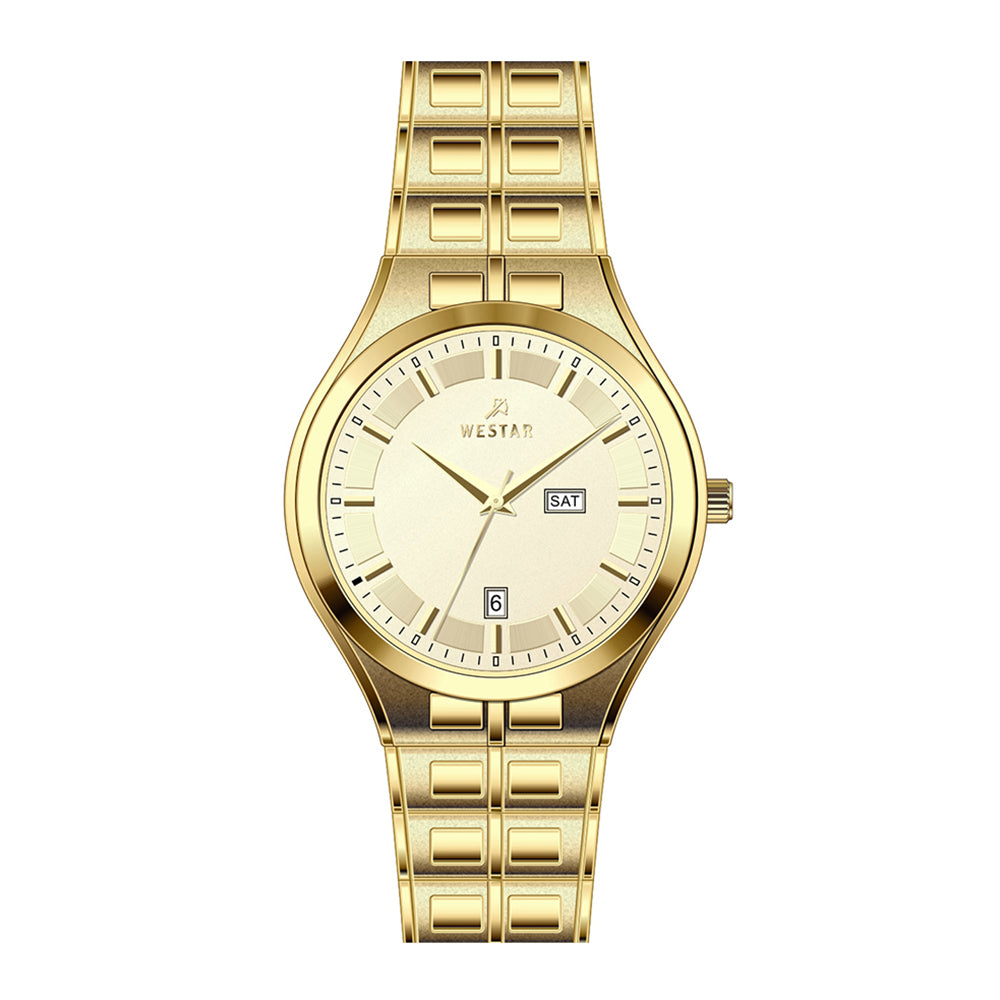 Westar Executive Gents Light Champange Dial Quartz Watch - EX7617GPN102