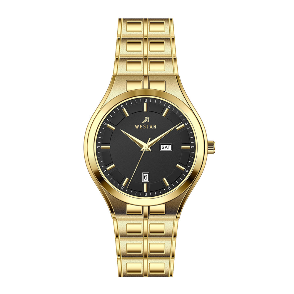 Westar Executive Gents Black Dial Quartz Watch - EX7617GPN103